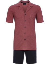 Pyjama Herren Shorty mit Knopfleiste 'Classic' 3241313