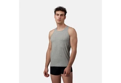 Burnell & Son Unterhemd Tank Top Achselshirt für Herren Hellgrau/Grau/Silber