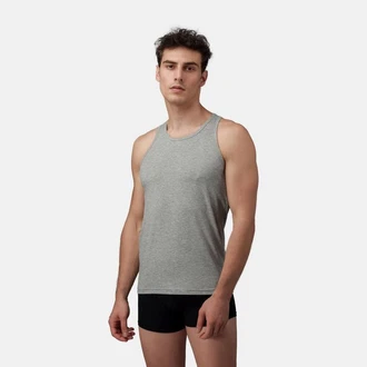Burnell & Son Unterhemd Tank Top Achselshirt für Herren Hellgrau/Grau/Silber