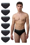 Burnell & Son Slip Herrenslips Unterhosen für Herren Grau/Schwarz/Blau/Rot/Türkis
