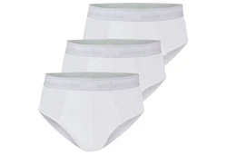 Seidensticker Slip Cotton Flex (3er Pack) Creme/Weiß/Grau/Hellgrün