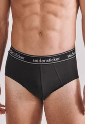 Seidensticker Slip Cotton Flex (3er Pack) Grau/Dunkelgrau/Dunkelblau
