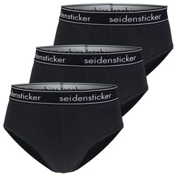 Seidensticker Slip Cotton Flex (3er Pack) Grau/Dunkelgrau/Dunkelblau