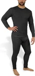 normani Thermounterhemd Thermounterwäsche-Set Herren Dunkelgrau/Schwarz/Grau