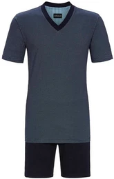 Pyjama Herren Schlafanzug (2 tlg) Baumwolle