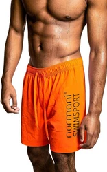 normani Badeshorts Badehose Herren schnelltrocknend Orange