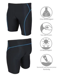 Aquarti Badeshorts Herren Badehose Knielang Schwimmhose Jammer 