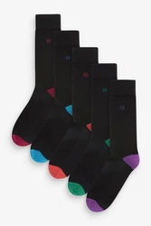 Next Socken mit gepolsterter Sohle Schwarz/Mischfarben
