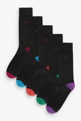 Next Socken mit gepolsterter Sohle Schwarz/Mischfarben