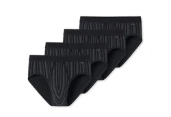 Schiesser Slip Original Classics Schwarz/Dunkelgrau