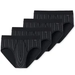 Schiesser Slip Original Classics Schwarz/Dunkelgrau