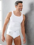Witt Achselhemd Unterhemd (3-St) Creme/Weiß