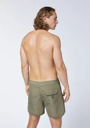 Chiemsee Badeshorts MBRC THE OCEAN Design (1-St) Dunkelgrün/Khaki