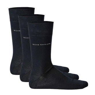 TOM TAILOR Kurzsocken Herren 3er Pack Basic dunkelblau TOM TAILOR Kurzsocken Herren 3er Pack Basic dunkelblau