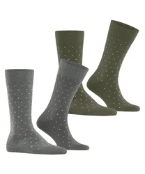 Esprit Socken Fine Dot 2-Pack Dunkelgrün/Khaki