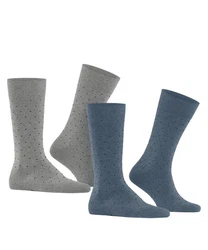 Esprit Socken Fine Dot 2-Pack Dunkelblau/Grau/Blau