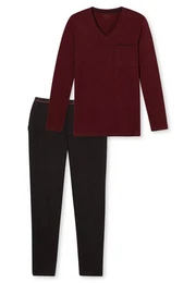 Schlafanzug selected premium (Set, Set) Herren Schlafanzug lang, Interlock