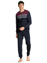 Pyjama Bndchenpyjama 42285 dark sapphire (1 Stck, 1 tlg., 1 Stck)