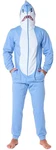 Ladeheid Schlafanzug Herren Schlafoverall (LA40-235) Hellblau/Blau