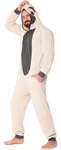 Ladeheid Schlafanzug Herren Schlafoverall (LA40-235) Beige/Khaki/Braun