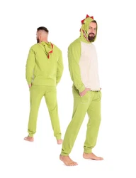 Ladeheid Herren Schlafanzug Tierkostüm mit Kapuze LA40-239 LA40-239