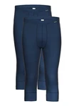Ammann Lange Unterhose 2er Pack Dunkelblau/Blau/Hellblau/Lila