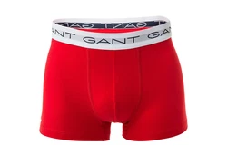 GANT Herren Boxer Shorts 3er Pack Trunks Grau/Rot/Rosa