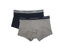 Emporio Armani Trunk (2er-Pack) Herren Boxershorts Dunkelgrau/Schwarz/Grau/Dunkelblau/Silber