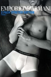 Emporio Armani Trunk (2er-Pack) Herren Boxershorts Dunkelgrau/Schwarz/Grau/Dunkelblau/Silber