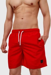 Indicode Badeshorts Ferguson Rot