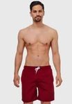 Indicode Badeshorts Ferguson Bordeaux/Dunkelrot/Rot