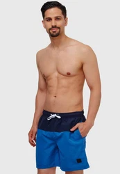 Indicode Badeshorts Pruitt Dunkelblau/Blau/Mischfarben/Hellblau