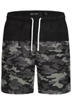 Indicode Badeshorts Pruitt Dunkelgrün/Dunkelblau/Grau