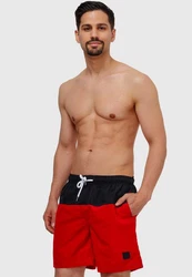 Indicode Badeshorts Pruitt Rot