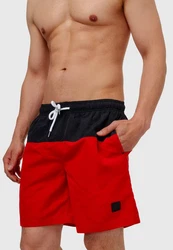 Indicode Badeshorts Pruitt Rot