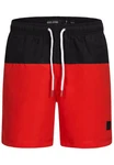 Indicode Badeshorts Pruitt Rot