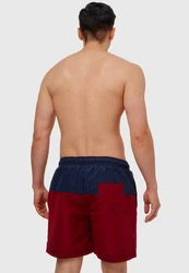 Indicode Badeshorts Pruitt Bordeaux/Dunkelrot/Lila/Rot