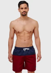Indicode Badeshorts Pruitt Bordeaux/Dunkelrot/Lila/Rot