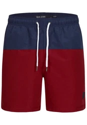 Indicode Badeshorts Pruitt Bordeaux/Dunkelrot/Lila/Rot