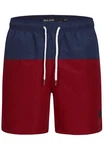 Indicode Badeshorts Pruitt Bordeaux/Dunkelrot/Lila/Rot