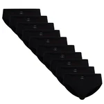 GTZBURG Slip Herren Slips (10er Pack) Schwarz/Dunkelblau