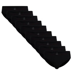 GTZBURG Slip Herren Slips (10er Pack) Schwarz/Dunkelblau