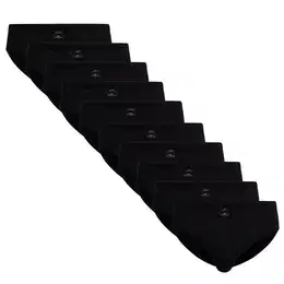GTZBURG Slip Herren Slips 10er Pack - Single Jersey, (Packung, 10er Pack)