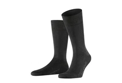 FALKE Kurzsocken Herren Businessstrumpf Cool 24/7 Schwarz/Dunkelgrau/Grau