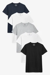 Unterhemd Slim Fit T-Shirts, 5er-Pack (5-St)
