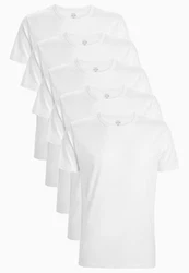 Next Unterhemd Slim Fit T-Shirts Weiß/Dunkelblau