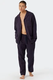 Pyjama Story (Set) Herren Schlafanzug lang aus wrmenden Webflanell