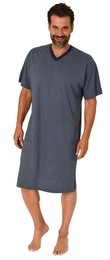 Pyjama Tolles Herren Kurzarm Nachthemd von in Optik - auch in bergren