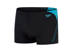 Speedo Badehose Hyperboom Splice Aquashort Türkis/Hellblau/Blau/Rot