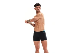 Speedo Badehose Hyperboom Splice Aquashort Türkis/Hellblau/Blau/Rot